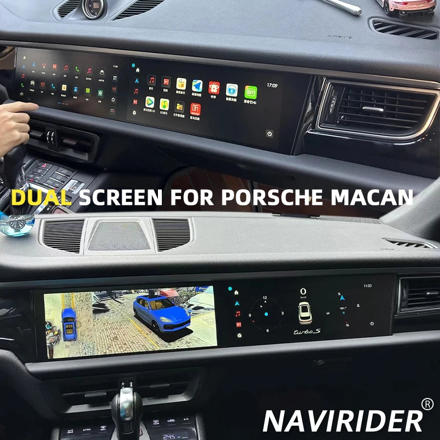 Android Auto Radio, For Porsche Macan 2014-2017 Stereo Touch Screen Carplay GPS Navigation