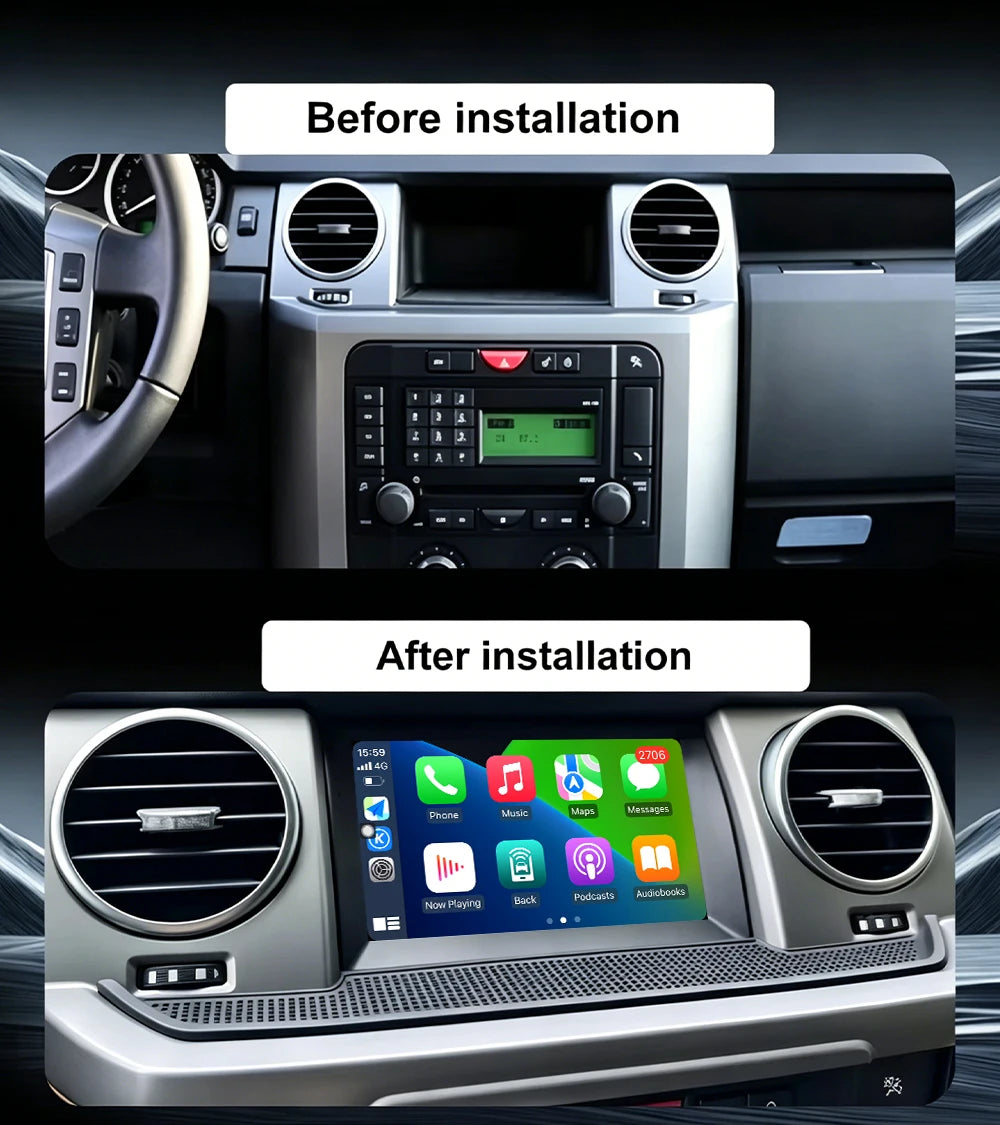 7 inch For Land Rover Discovery 3 Range Rove2004-2009 IPS Touch Screen Android 16 System D