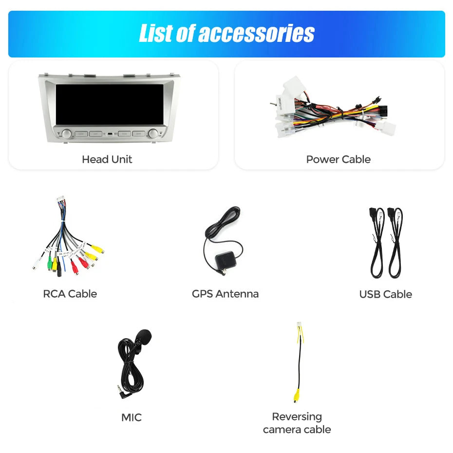 MEKEDE&NAVIFLY Intelligent Car audio radio system For Toyota Camry XV40 Aurion 2007 - 2011