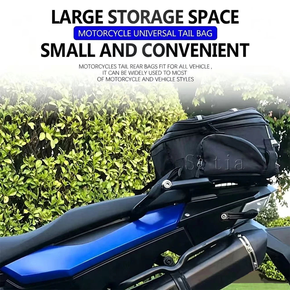 Motorcycle Waterproof Tail Bag Multi-functional Durable Rear Seat Bag High Capac for Seat R1300 2023-2025 - Automotive L