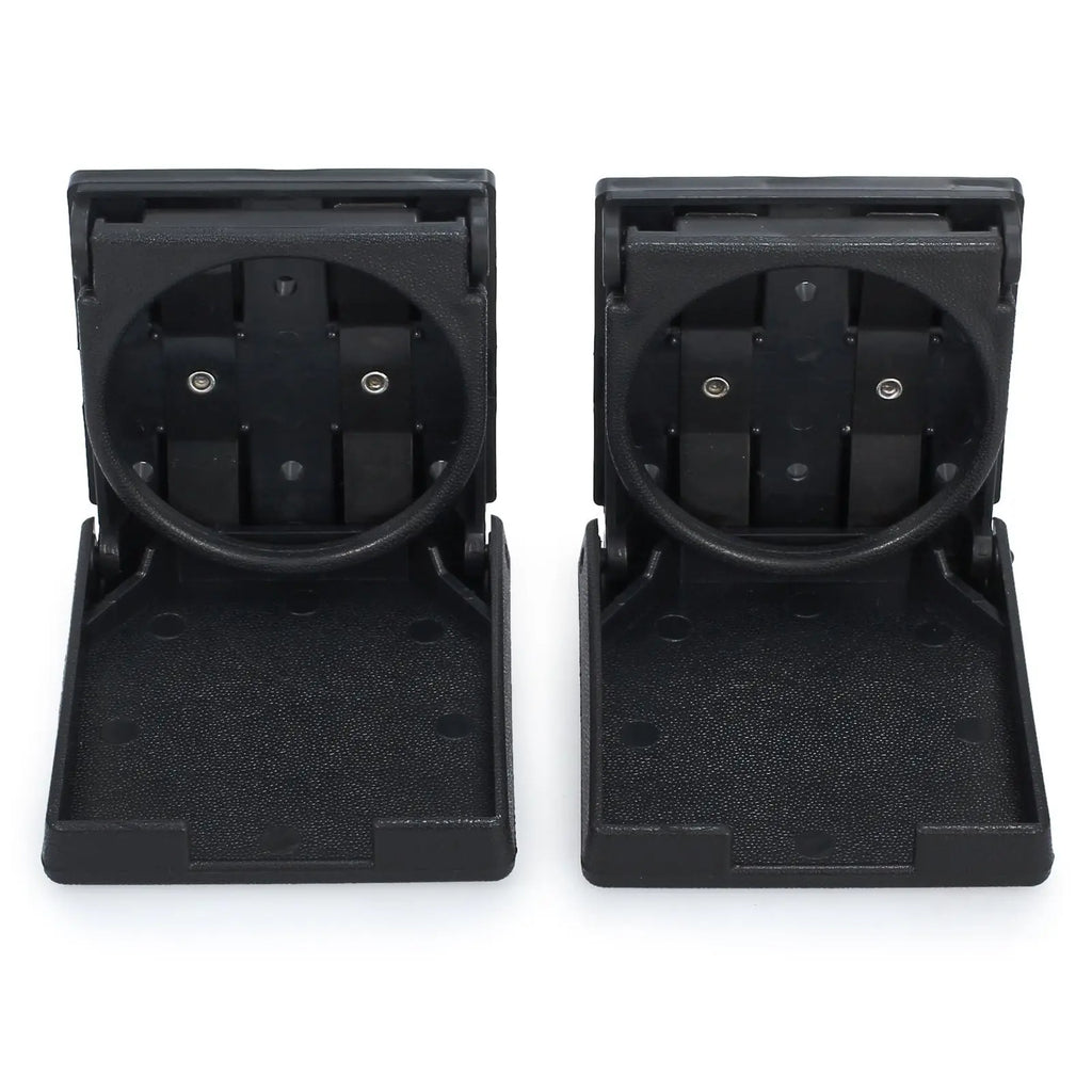 2pieces Folding Cup Holder Plastic Beverage Drinking Foldable Cup Holders for Car Truck Va