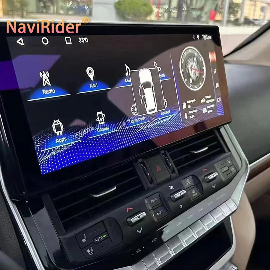 For Toyota LC300 2023 land Cruiser 300 Car Multimedia Video Player Android 14 1920 * 720 Q
