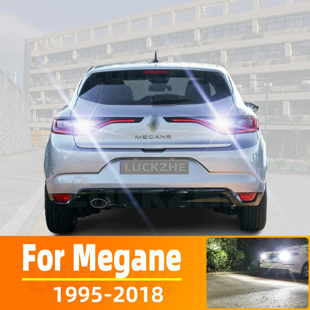 2-Piece LED Interior Light Kit for Renault Megane 1 2 3 4 CC Accessories 1995-2018 - Canbus Dome Map Door Trunk Bulbs...