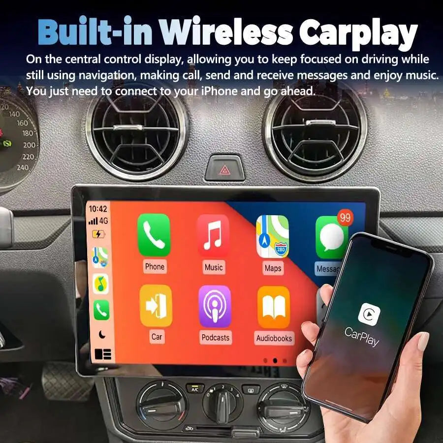 13.3Inch For Volkswagen JETTA 2015 Android 2K Screen Car Multimedia Video Player Stereo GP