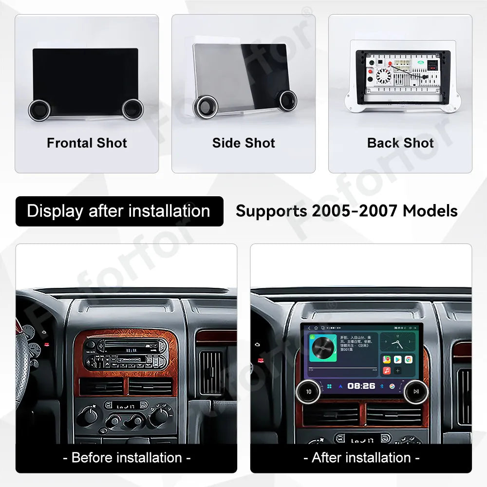 Ultra Clear Full HD Car Stereo Android 15 11.5 Inch Wireless CarPlay GPS Navigation Head U
