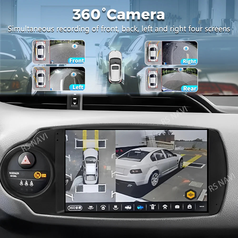 Android 16 For Toyota Yaris 2012 - 2017 2K QLED Android Car Radio Multimedia Video Player