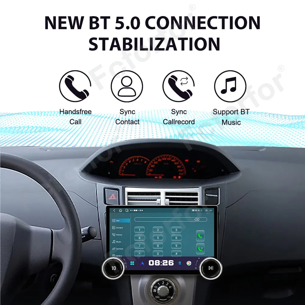 Smart Car Stereo With Android 15 System 11.5 Inch HD Touch Screen Wireless CarPlay GPS Nav