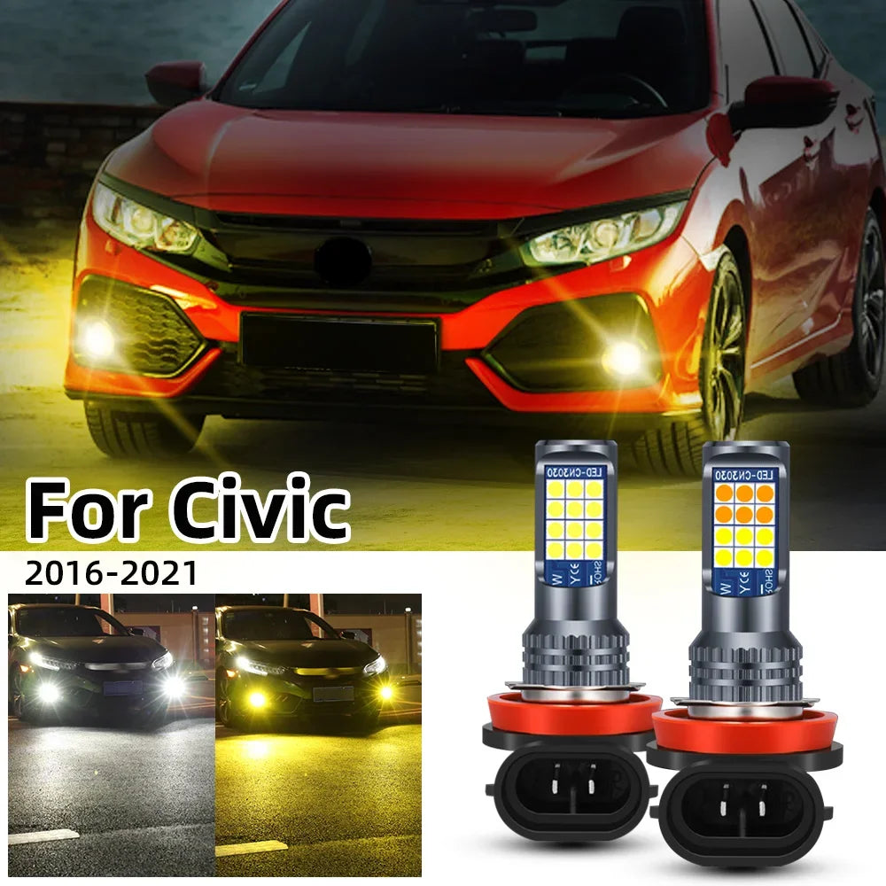 2-Piece LED Interior Light Kit for Honda Civic - Canbus Error-Free Bulbs | AUTOKITSHOP