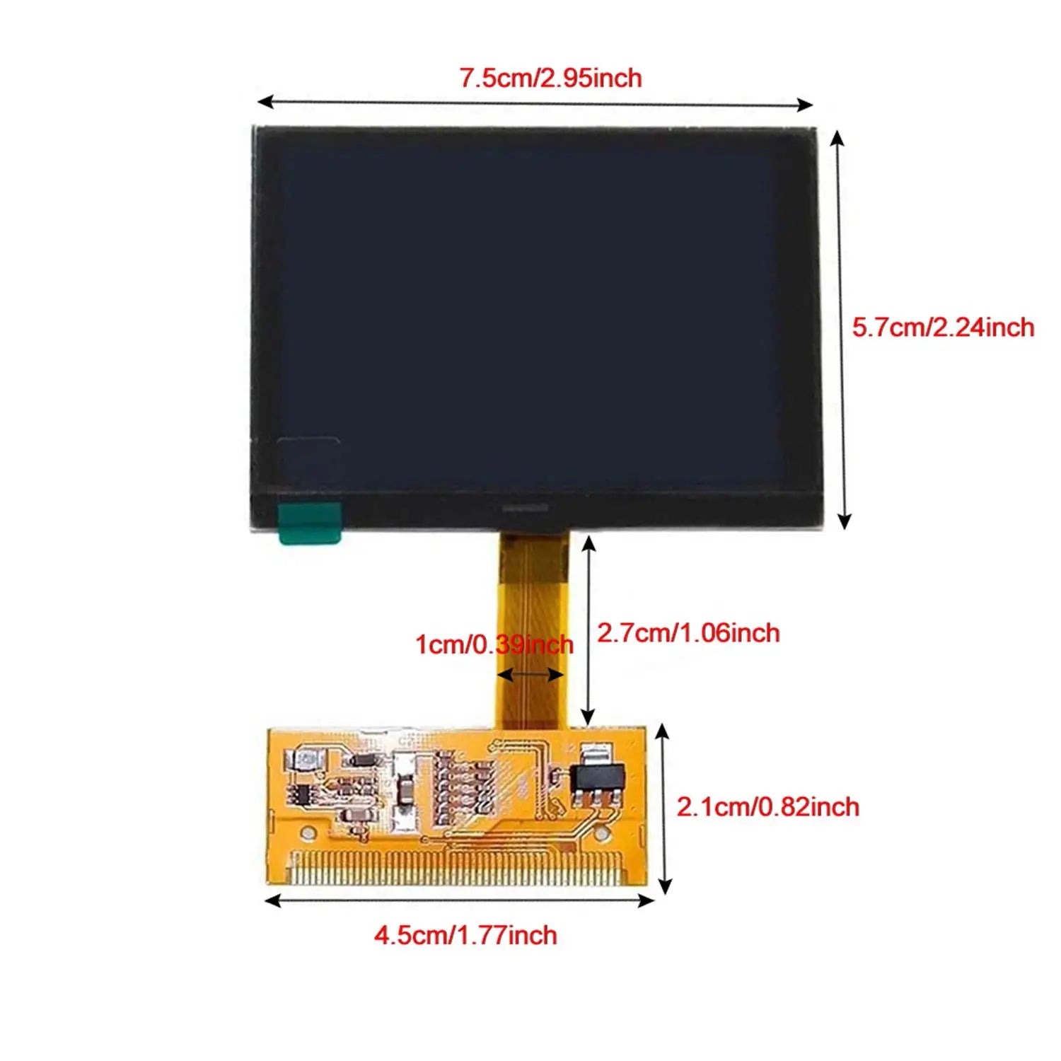 Car Dashboard Display Lcd Touch Screen Instrument Cluster Fits For Audi S3 8L TT 8N A6 C5