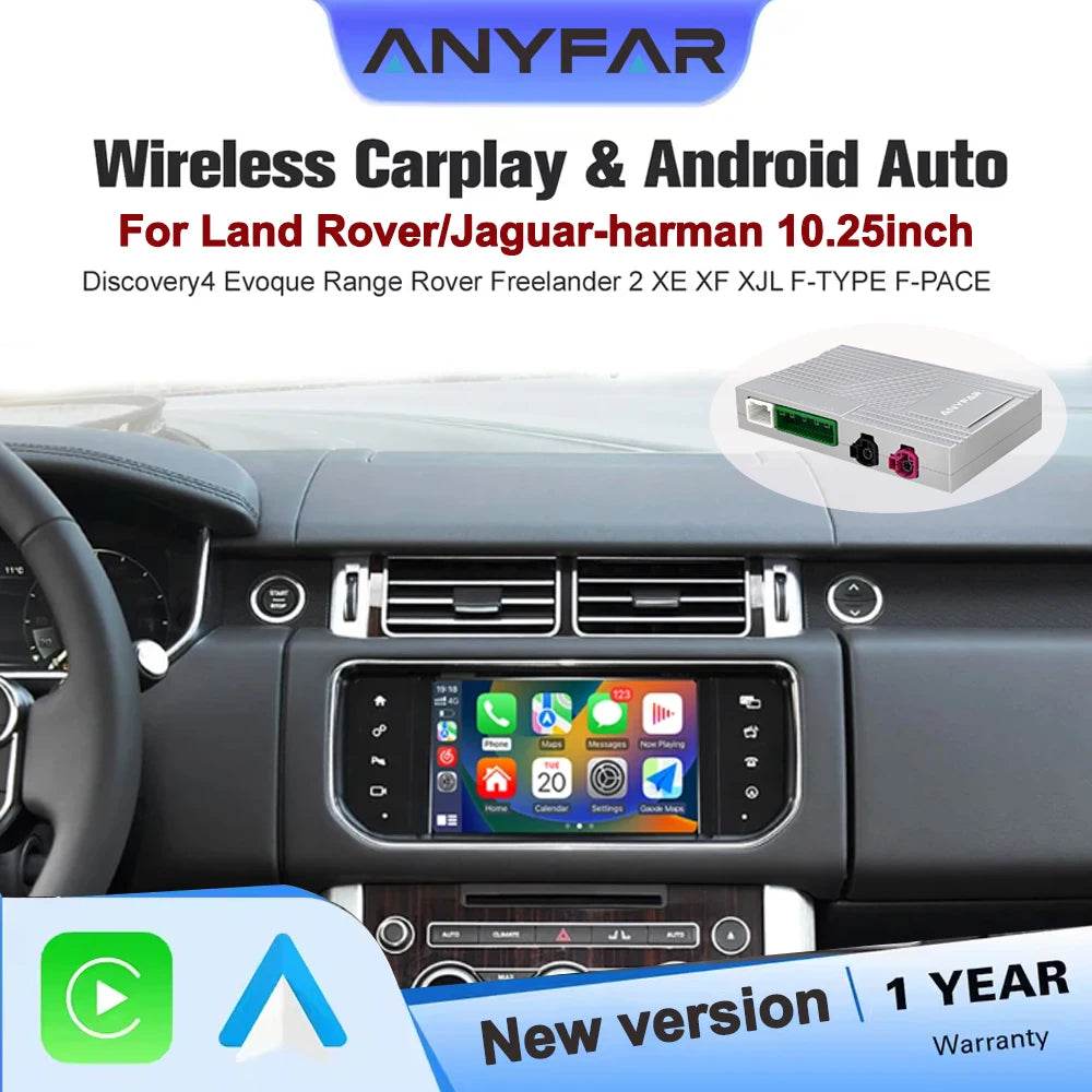 Wireless Carplay Android Auto for Land Rover Jaguar Harman Bosch Discovery 4 Aurora Freela