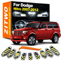 ZITWO 10Pcs Canbus For Dodge Nitro 2007 2008 2009 2010 2011 2012 LED Interior Dome Light Sunviso - Canbus LED Car Light