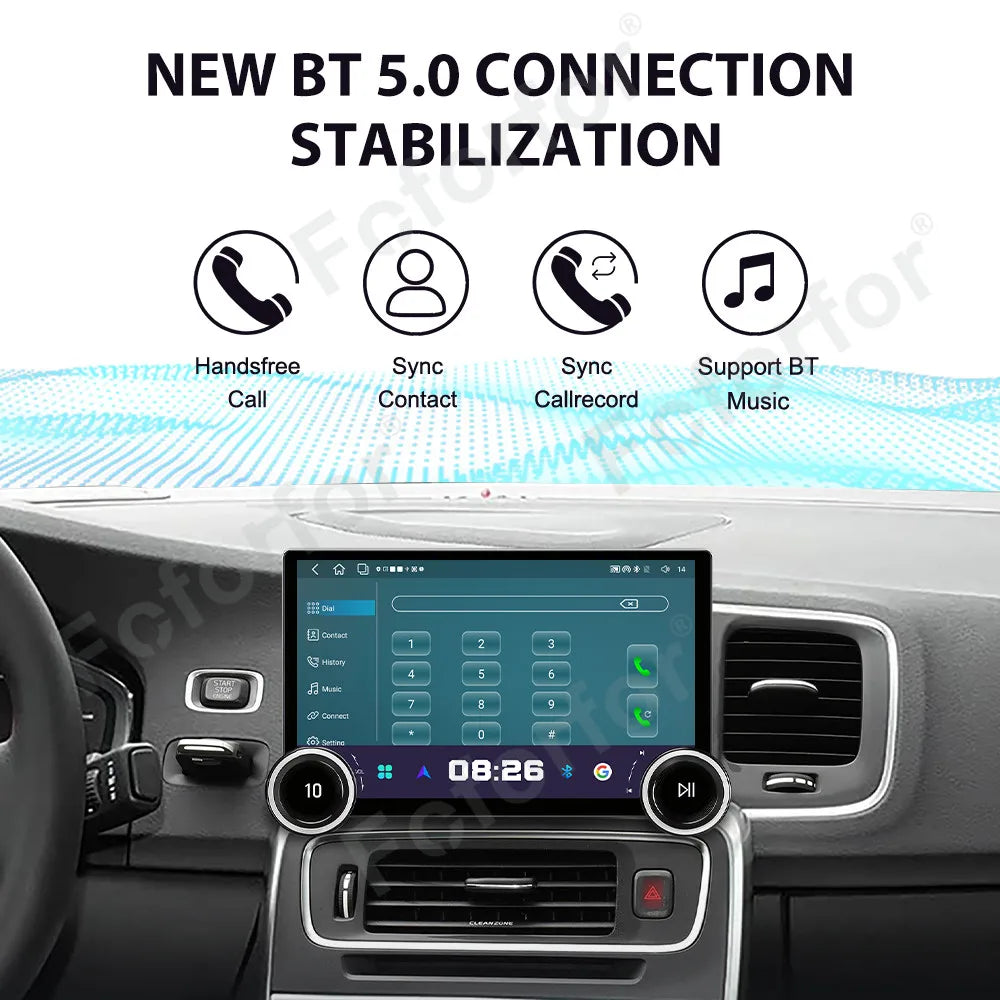 Modern Advanced 11.5 Inch Android 15 HD Touch Wireless CarPlay Android Auto GPS Navigation