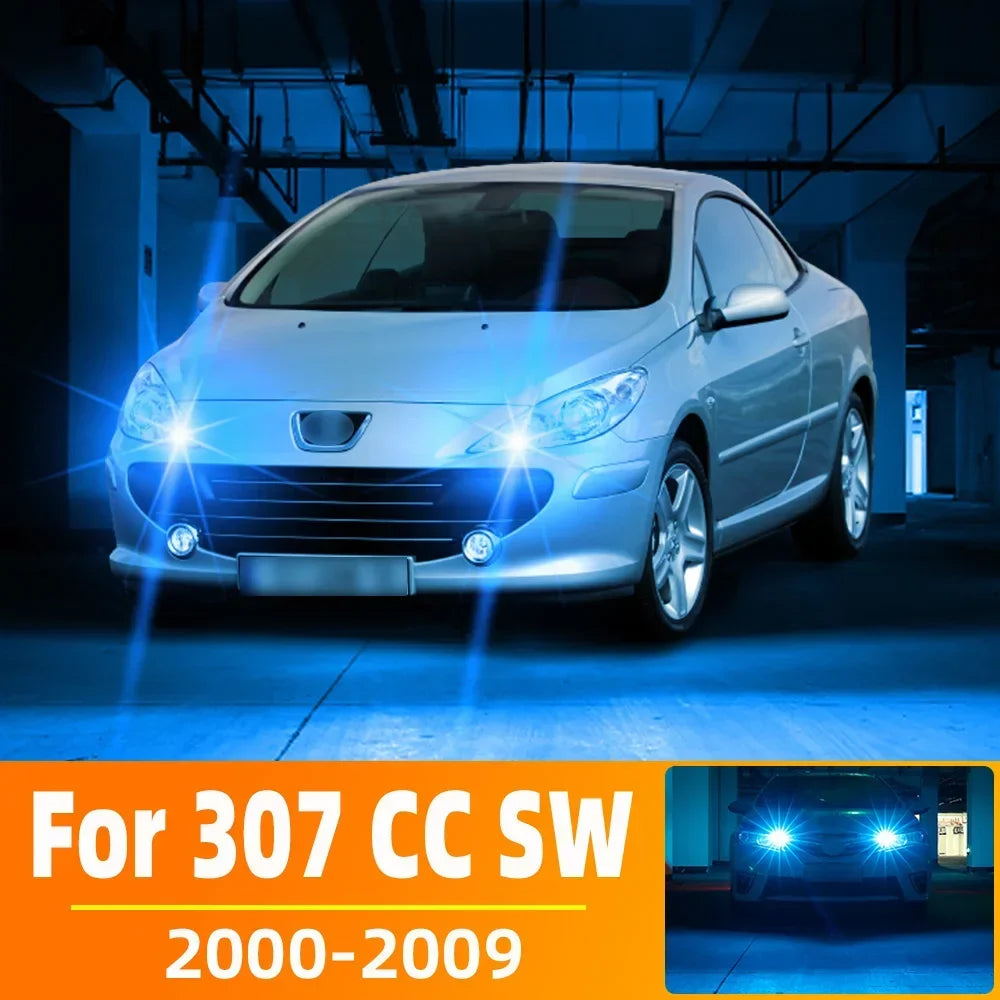 2-Piece LED Interior Light Kit for Peugeot 307 CC SW Accessories - Canbus Error-Free Bulbs | AUTOKITSHOP