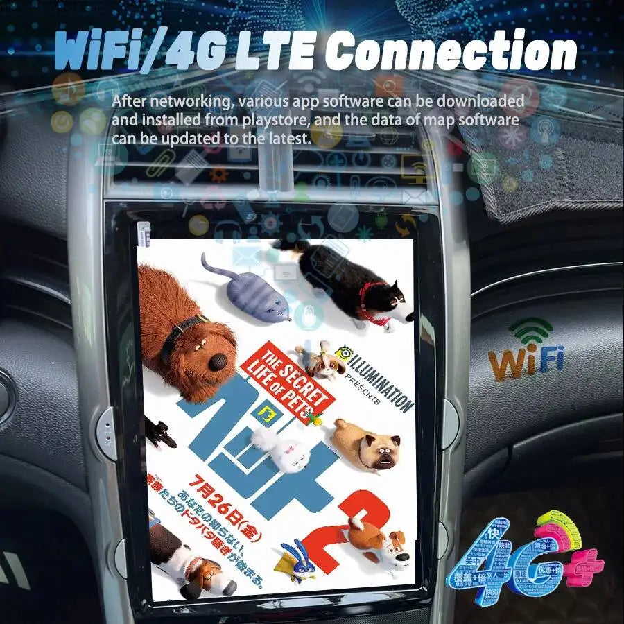 12.1" Android 15 Screen Head Unit For Chevrolet Malibu 8 2009-2015 Car Radio Multimedia Vi