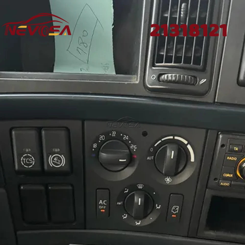 21318121 For Volvo Truck FH12 FH13 A/C Control Panel Switch with Temperature Sen for Volvo FH12 FH13 - Automotive LED Li