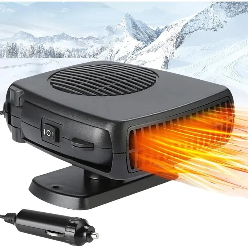 2 IN 1 Car Heater 12V 24V 150W 200W Portable Heater Fan Cooling Heating Auto Windshield Defroste - Automotive LED Light