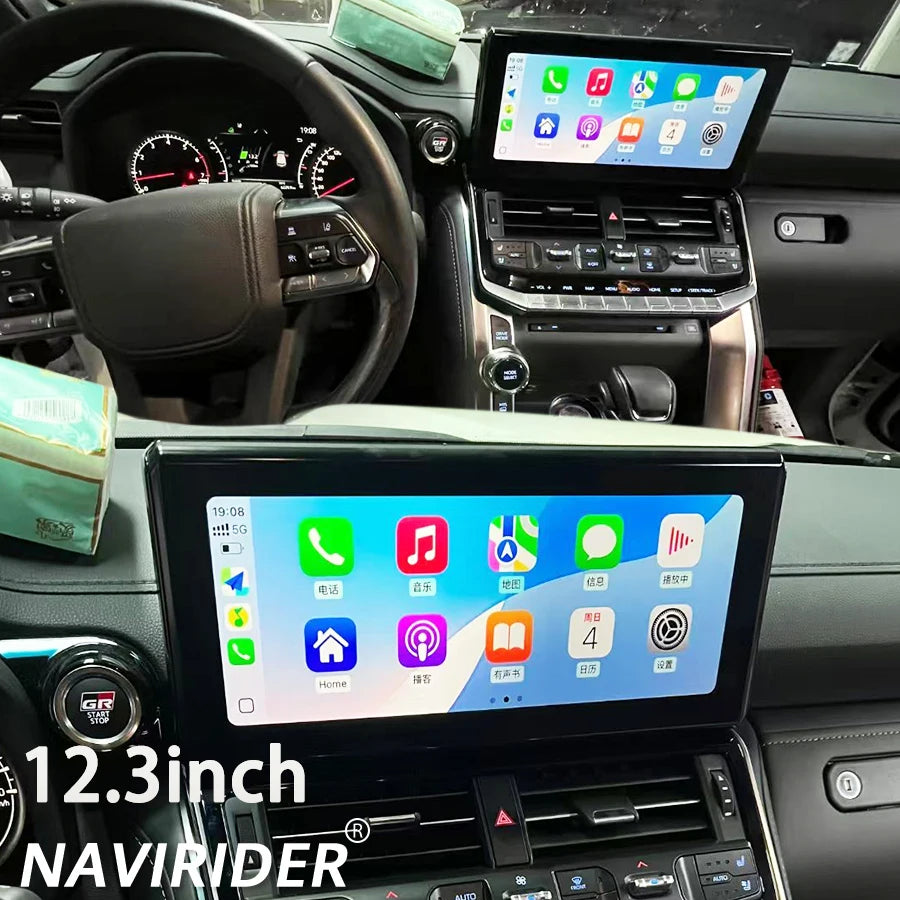 12.3" For Toyota Land Cruiser 300 LC300 2023 2025 Video Android Multimedia Radio Player GP