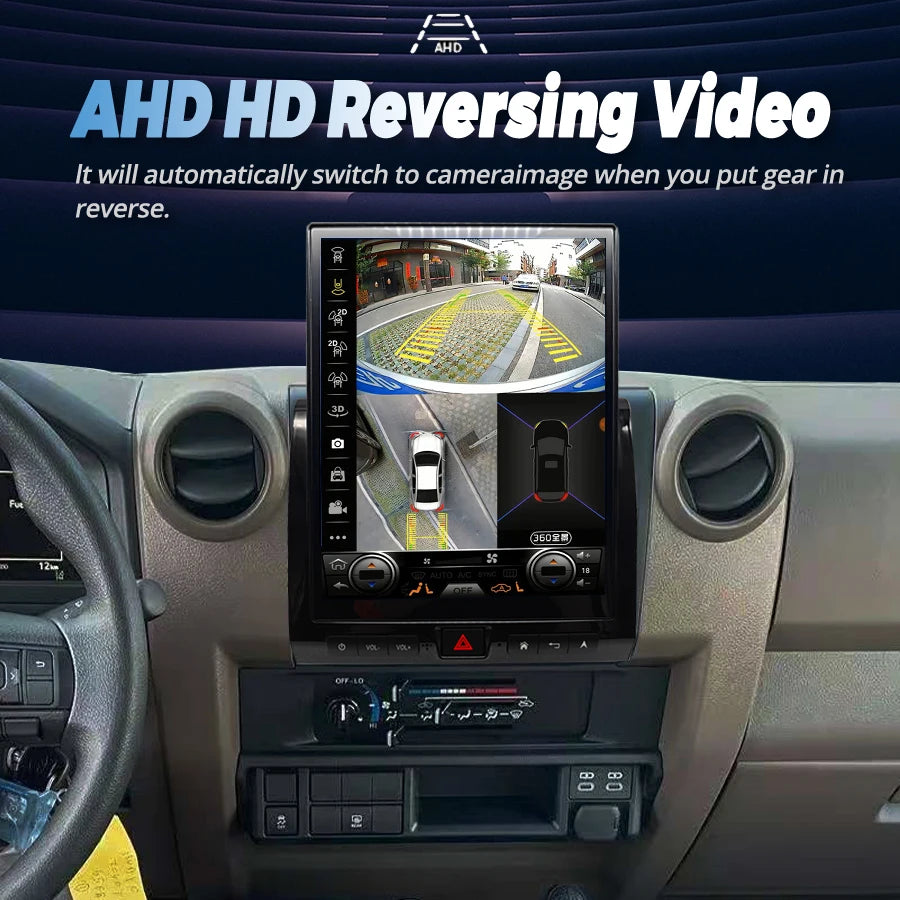 12.1inch For Toyota Land Cruiser 76 LC70 LC76 LC79 2007-2023 Multimedia Player Stereo Car