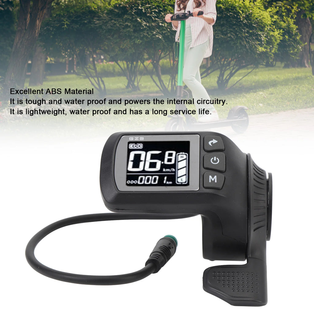 Electric Bike LCD Display 2 in 1 Water Proof 5 Pin Connector Electric Bike Display Electric Bike - Automotive LED Light