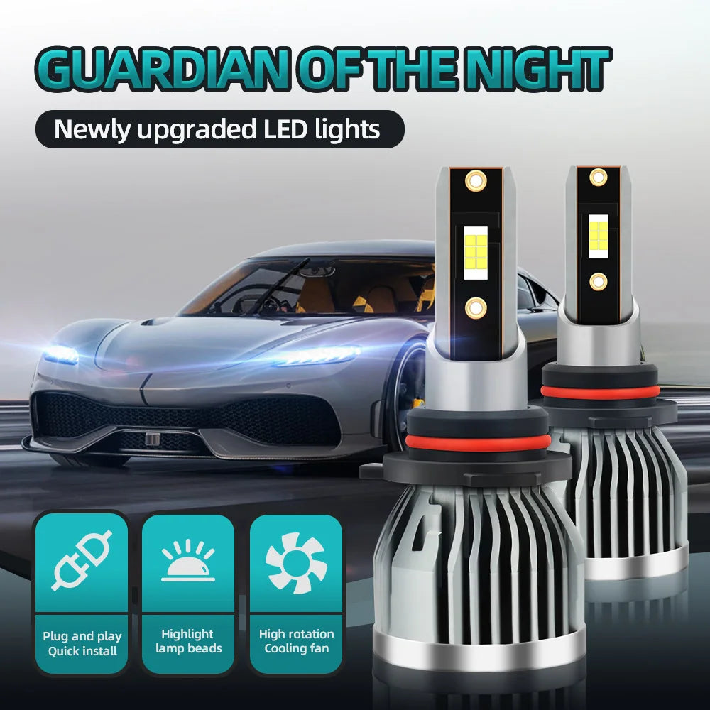 KINGSOFE 2PCS 30000LM Led Headlight 9005 Auto Lamp 180W Car Light For HYUNDAI ELANTRA 2016