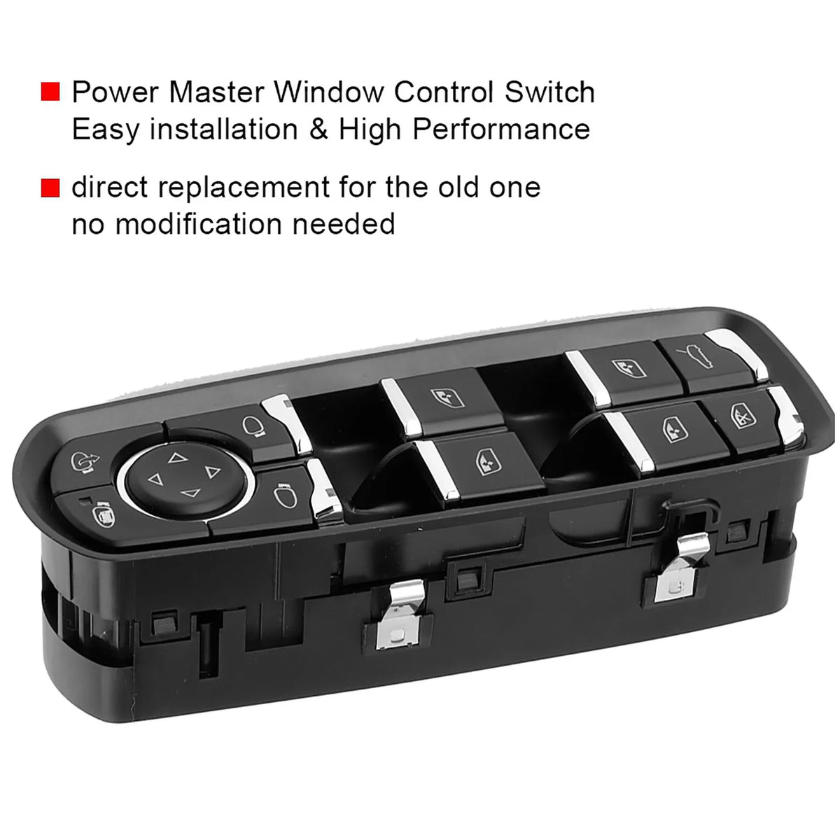 Car Power Master Window Control Switch Fit for Porsche Cayenne 2011-2016 for Porsche 2011-2016 - Automotive LED Light