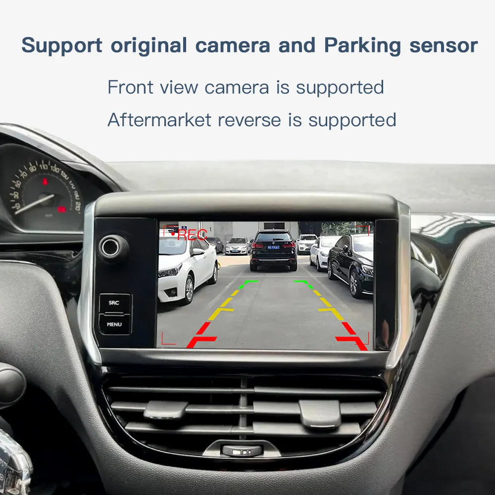 CARABC Wireless Carplay Android Auto Support Reverse Camera For Peugeot Citroen SMEG MRN N