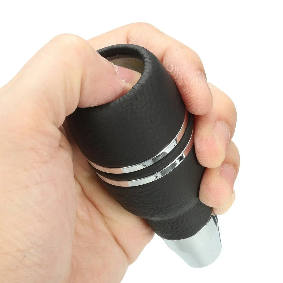 Universal Automatic Gear Shift Knob Knob Black Leather Car Gear Knob Fit Automatic Car