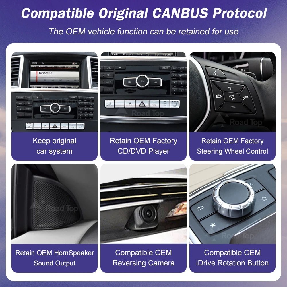 Android 13 Radio for Mercedes-Benz ML W166 GL X166 SLC SLK 2012-2015 GPS Navigation Blueto | AUTOKITSHOP