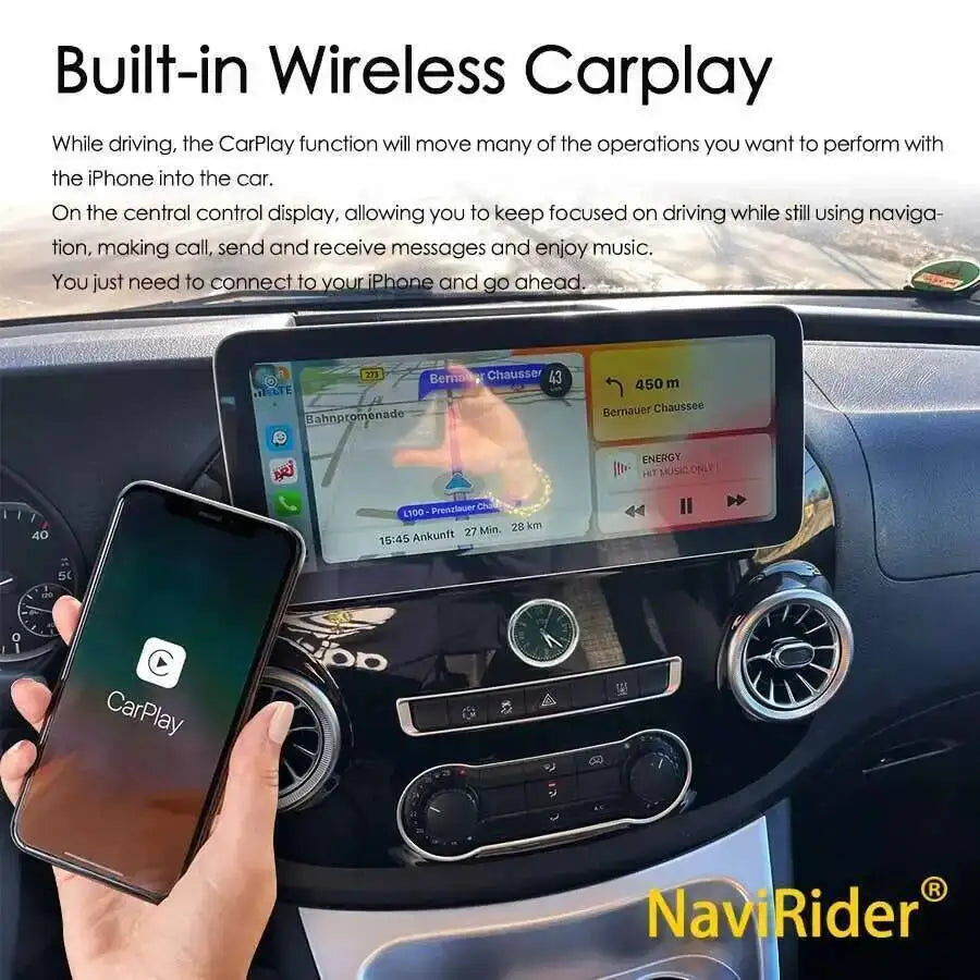 12.3“ Screen Stereo Car Radio For Mercedes Benz Vito 116 W447 2016-2023 Android15 GPS Mult | AUTOKITSHOP