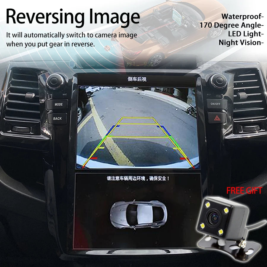 8G+128G For Toyota Fortuner Hilux Revo Vigo 2007 2015 Android 14 Car Radio CarPlay Android