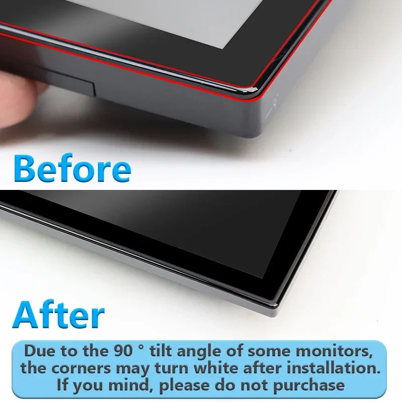 For 9 10.1 Inch Car Universal Tempered Glass Screen Protector GPS CD Android Navigation LC