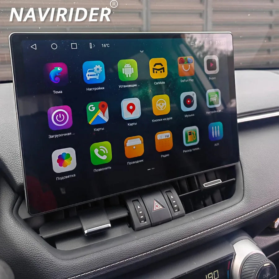 For Toyota RAV4 2012-2022 Android15 2Din Car Radio 12.5inch Screen Stereo Multimedia Playe | AUTOKITSHOP
