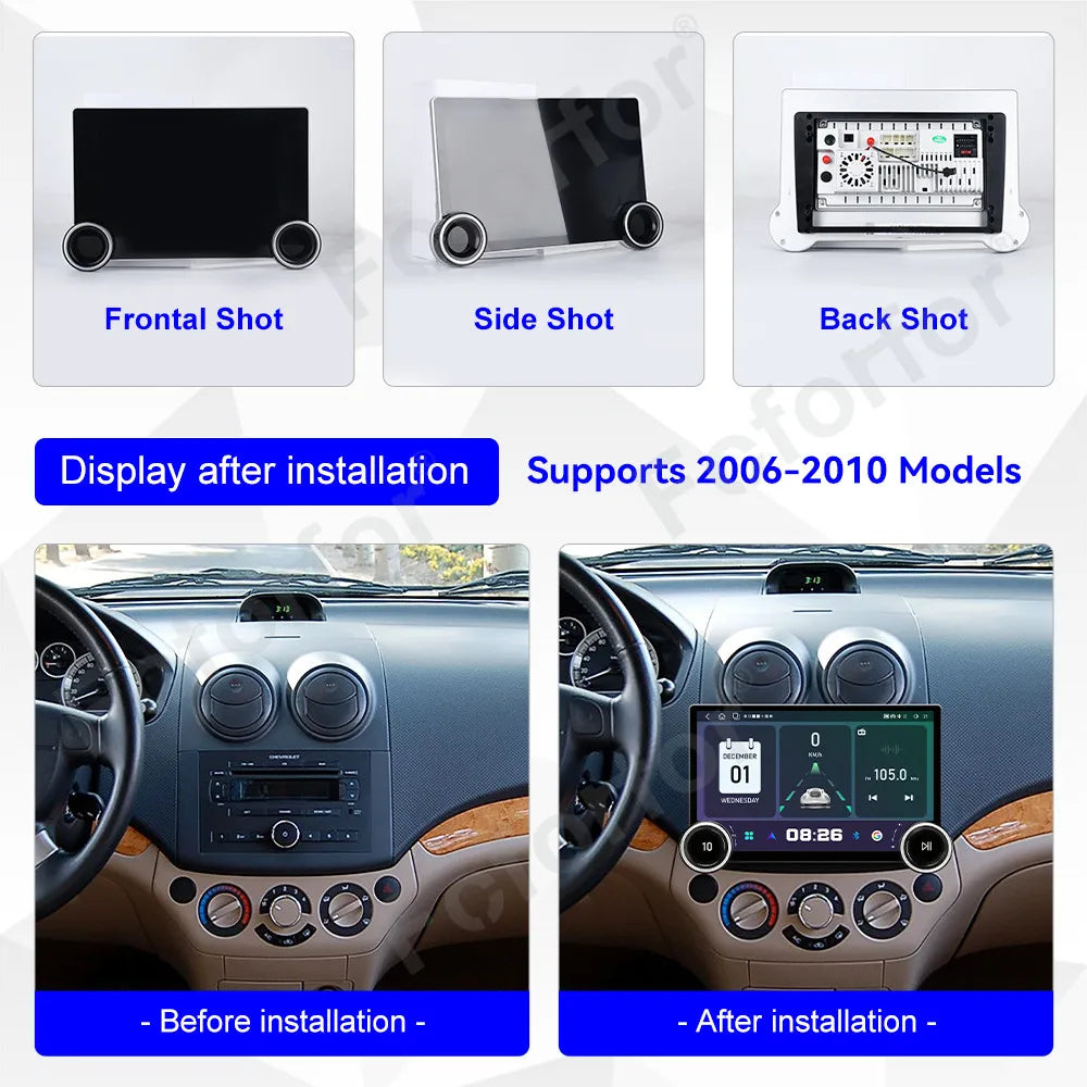 Crystal Clear Touch Screen 11.5 Inch Android 15 Smart Car Media GPS Navigation Wireless Ca