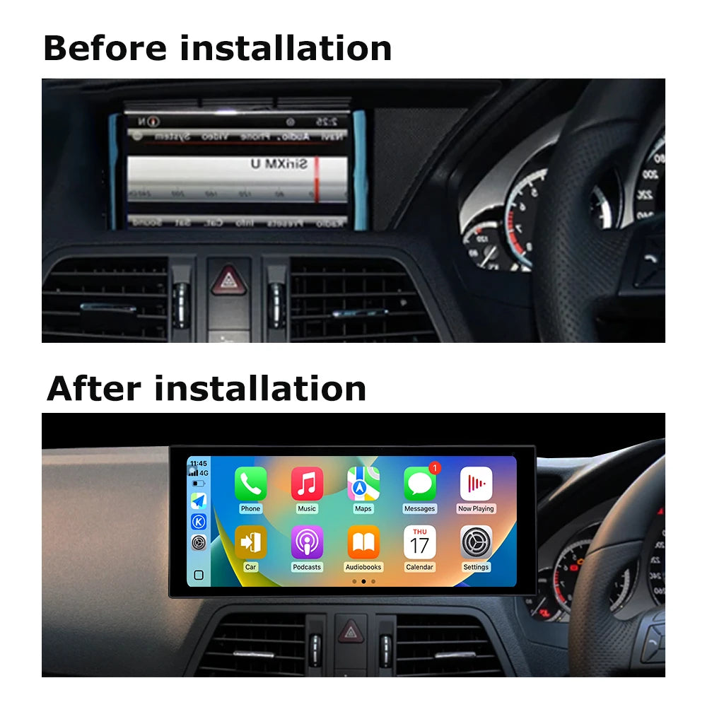 Android 14 for Mercedes Benz E Class C207 W207 A207 2009 - 2016 Car Stereo Radio Multimedi