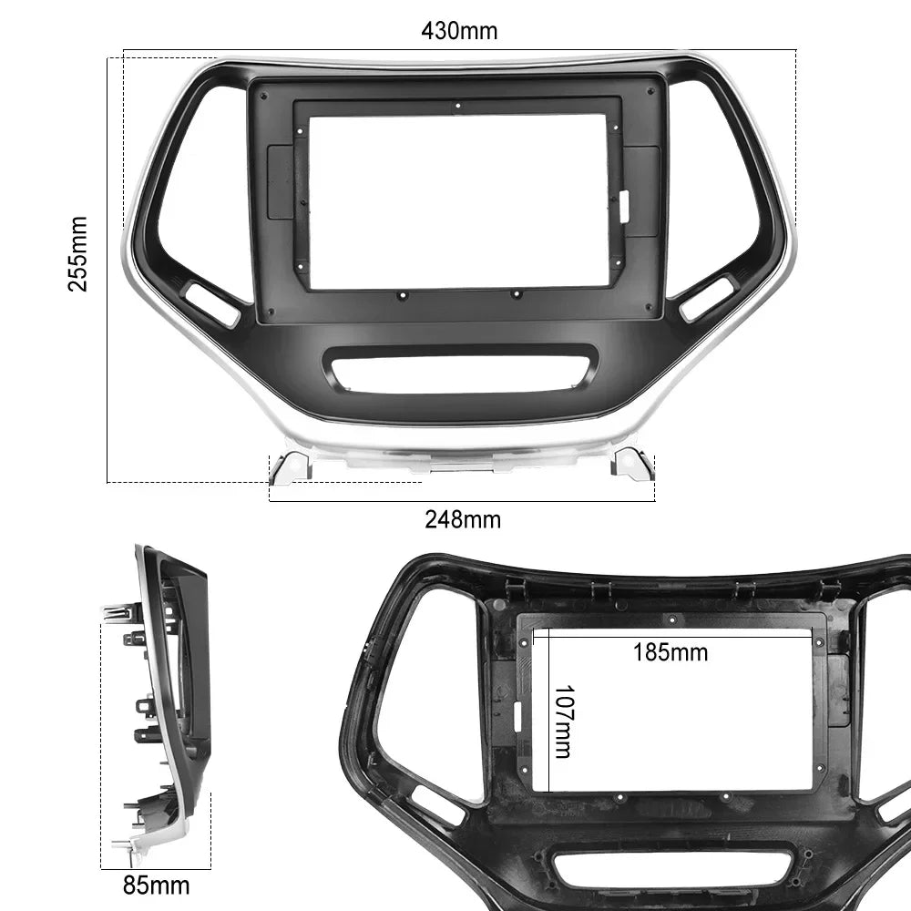 For Jeep Cherokee 5 KL 2014-2018 Car Radio Multimedia Navigation 4G Stereo Wireless Blueto