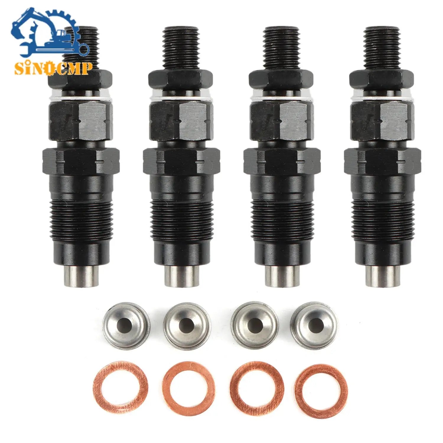 New Diesel Fuel Injectors Set 093400-7040 For Toyota Hilux Surf Prado 1KZ-TE 3.0 L Engine