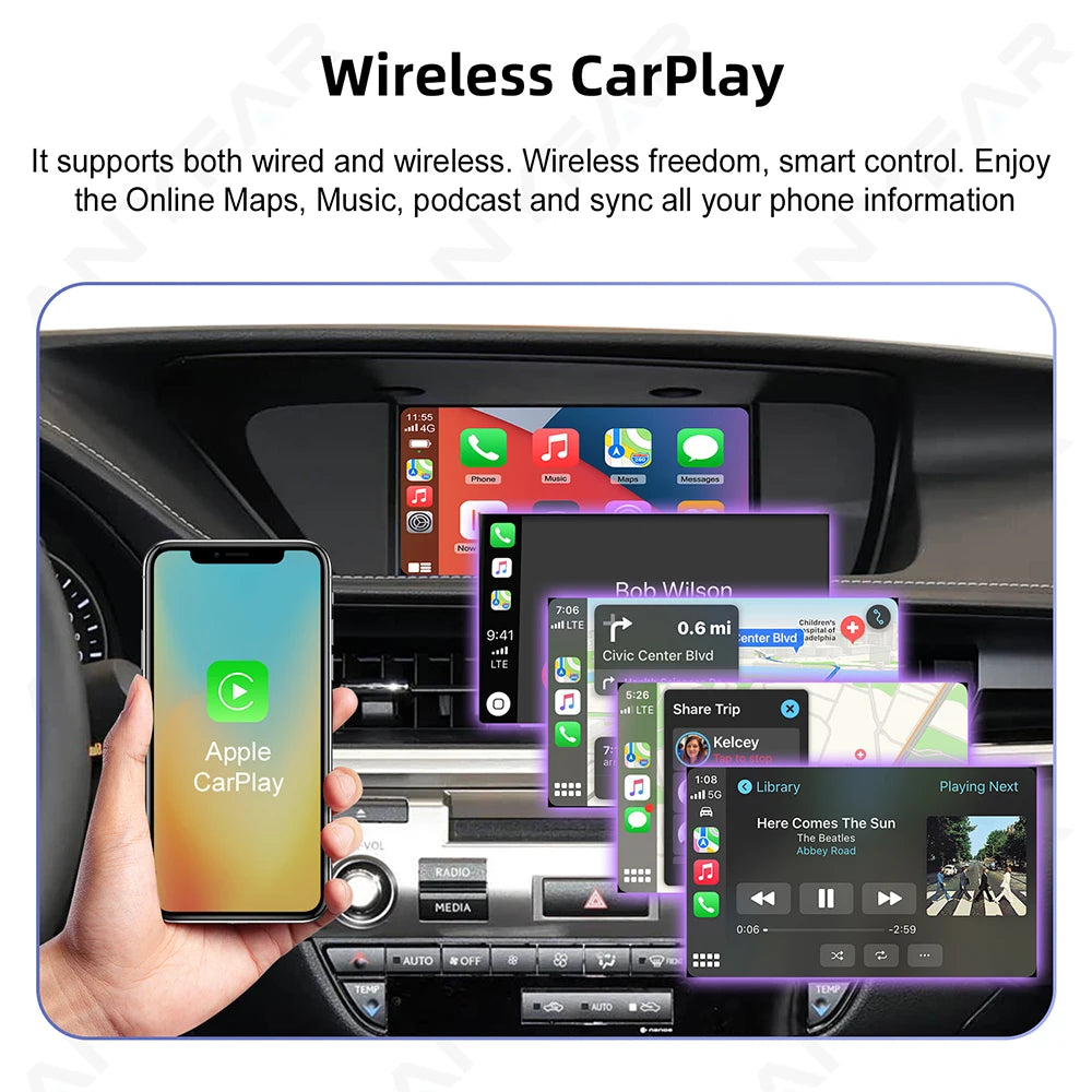 ANYFAR Wireless CarPlay Android Auto Interface Adapter For LEXUS ES NX200 NX ES300 ES IS25 | AUTOKITSHOP
