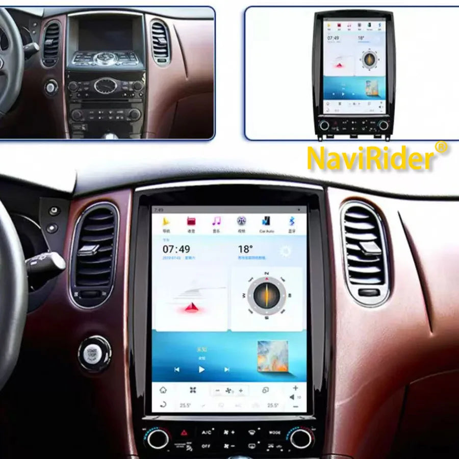 12.1inch Screen Car Radio For Infiniti EX25 EX30 EX35 EX37 QX50 2007-2017 GPS Navi Carplay | AUTOKITSHOP