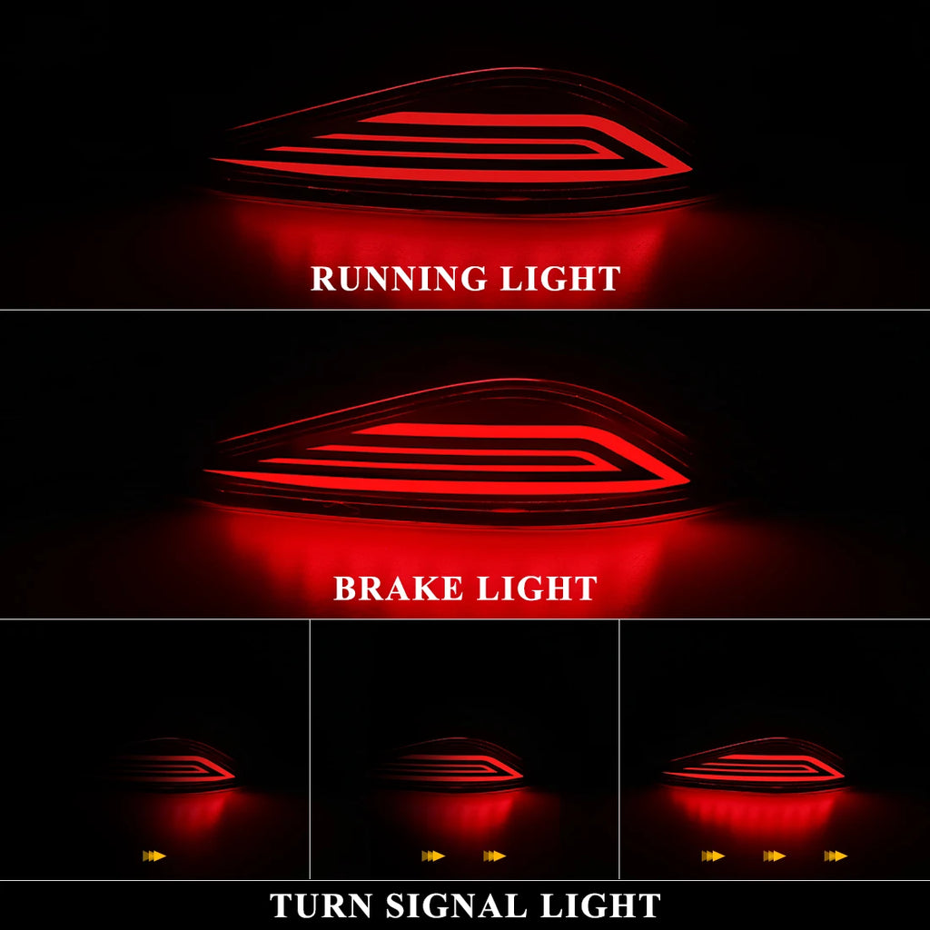 2x Rear Bumper Reflector Brake Light For Toyota Rush Fog Lamp 2018 2019 2020 Park Driving  | AUTOKITSHOP
