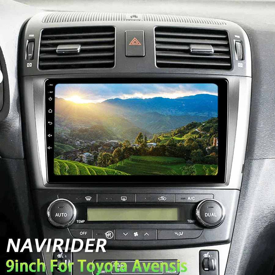 9inch Android 15 Car Radio AI Voice CarPlay Stereo For Toyota Avensis 2009 - 2015 GPS Navi