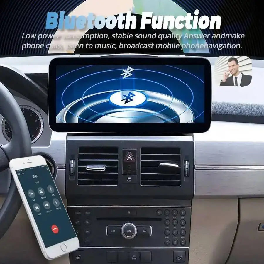 12.8" Android Touch Screen Car Radio Multimedia Video Player For Benz GLK x204 2009-2012 G