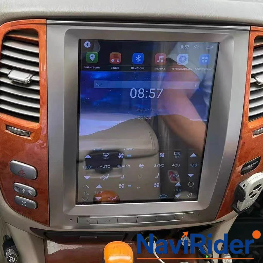 For Lexus LX470 For Toyota Land Cruiser 100 LC100 GPS Car Radio Multimedia Radio Carplay S | AUTOKITSHOP