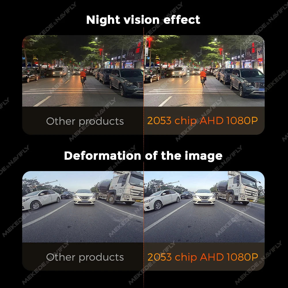 Car Universal Rear AHD 1080P Camera View 170° Visual Angle Car Reverse Camera Cable Camera