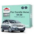 14-Piece LED Interior Light Kit for Toyota Corolla Verso - Canbus Error-Free Bulbs | AUTOKITSHOP