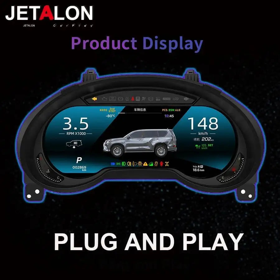 Linux New Car LCD Instrument Panel Unit For Lexus GX400 GX460 2010 -2019 Virtual Cockpit S | AUTOKITSHOP