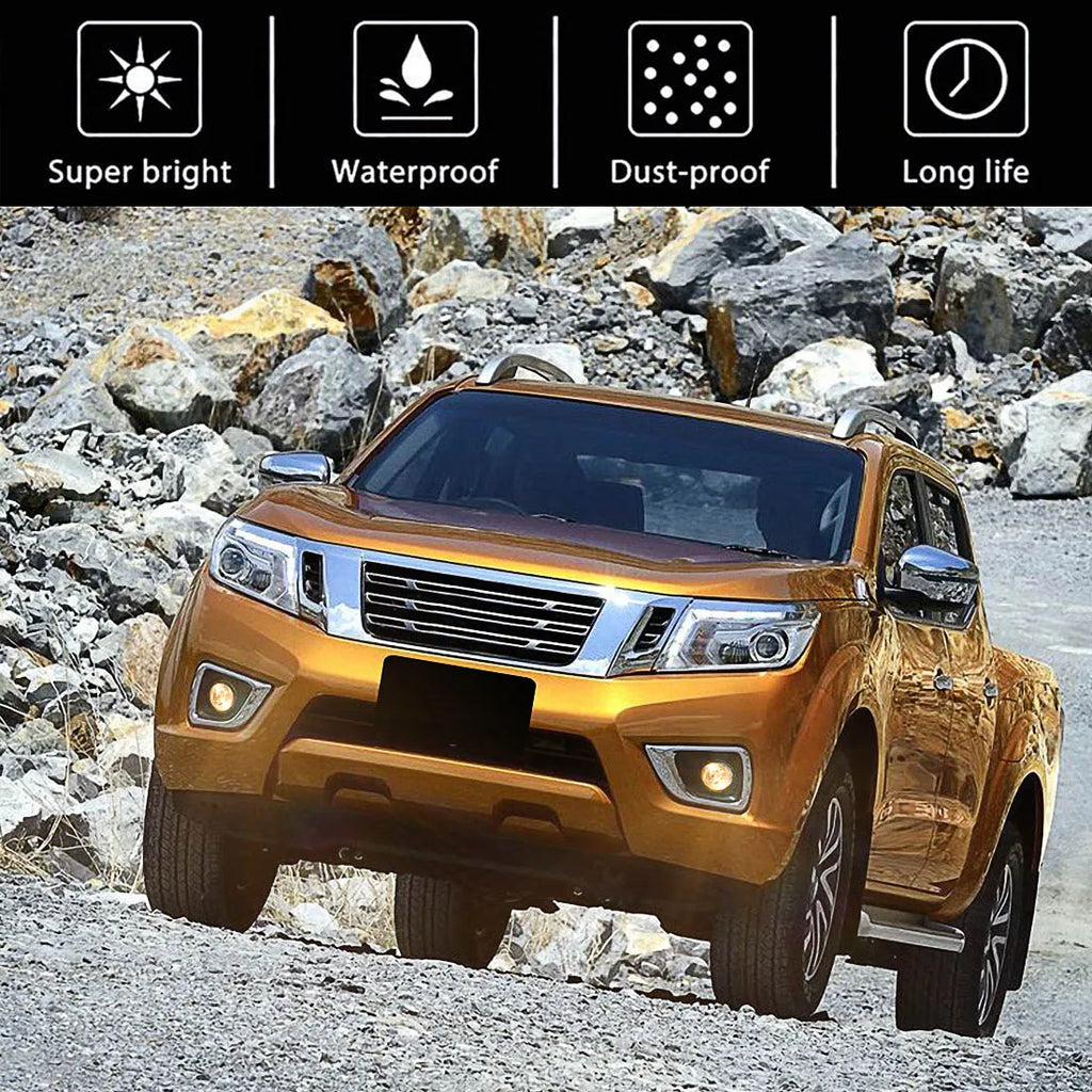 LED Fog Light For Nissan Navara Frontier NP300 2015-ON Car Front Bumper Fog Lamp Daytime R | AUTOKITSHOP