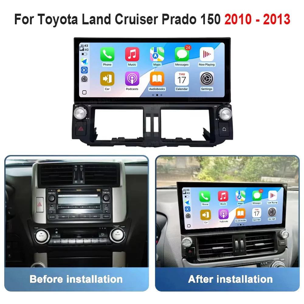 Android 16 for Toyota Land Cruiser Prado 150 2010 - 2013 GPS Navi Car Radio Multimedia Pla | AUTOKITSHOP