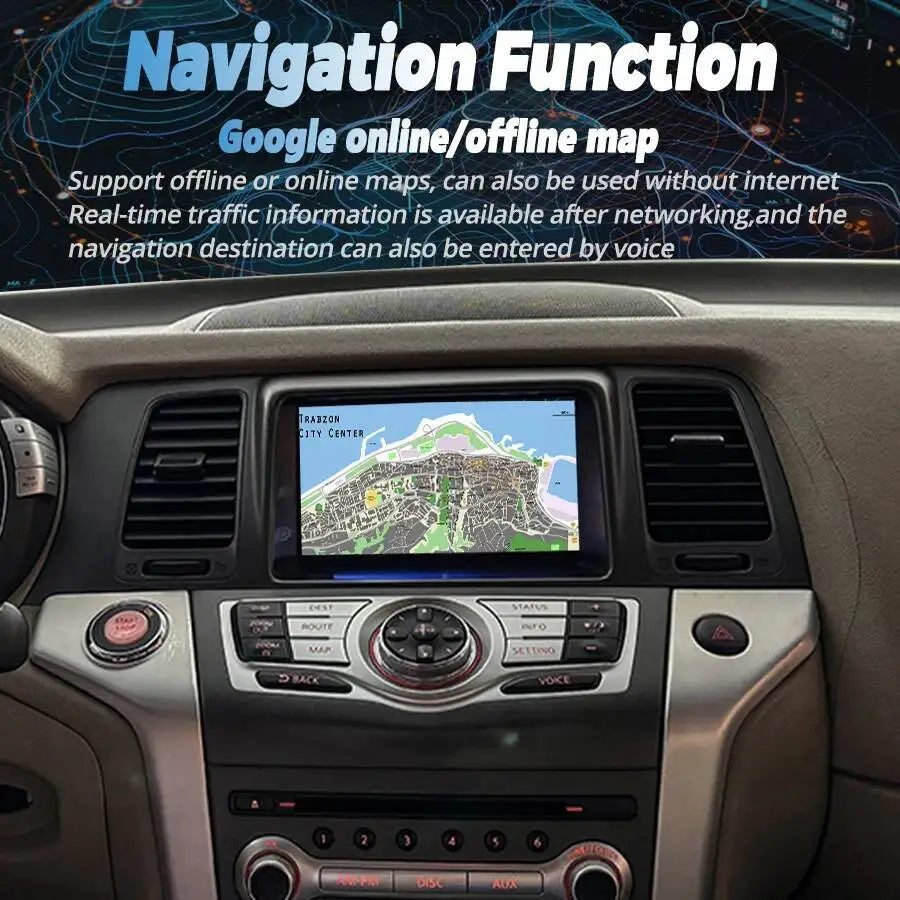 Navigation Stereo Car Radio Multimedia Player 9inch For Nissan Loulan 201-2015 Android Aut | AUTOKITSHOP