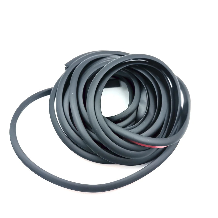 16 FT Slant T-type Rubber Car Seal Strip Filler Side Skirt Headlight Bumper Seal