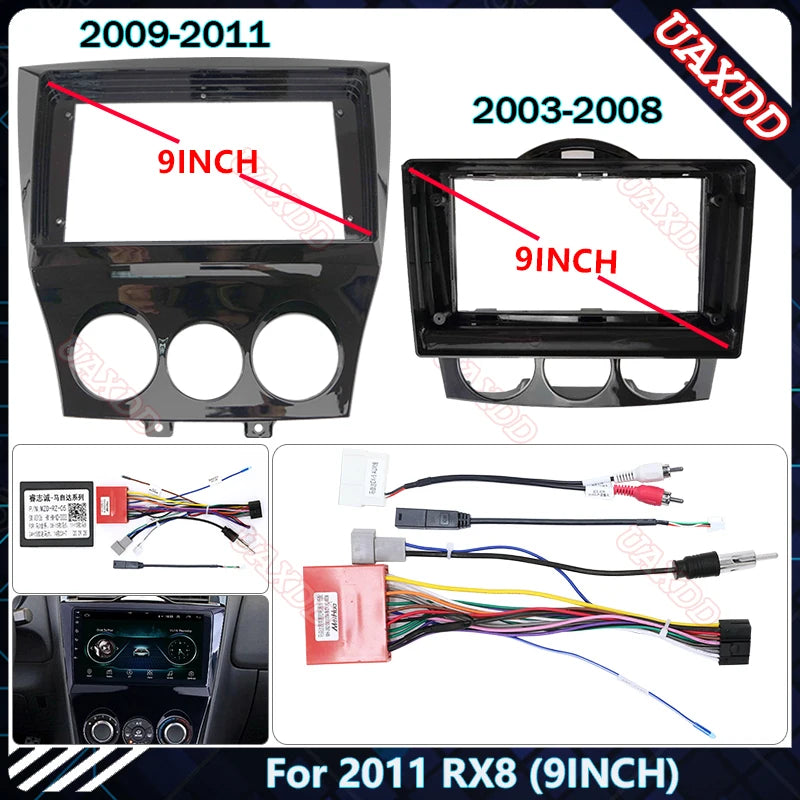 For Mazda 2011 RX8 9INCH Car Radio Android Stereo Audio Screen Multimedia Video Player Nav